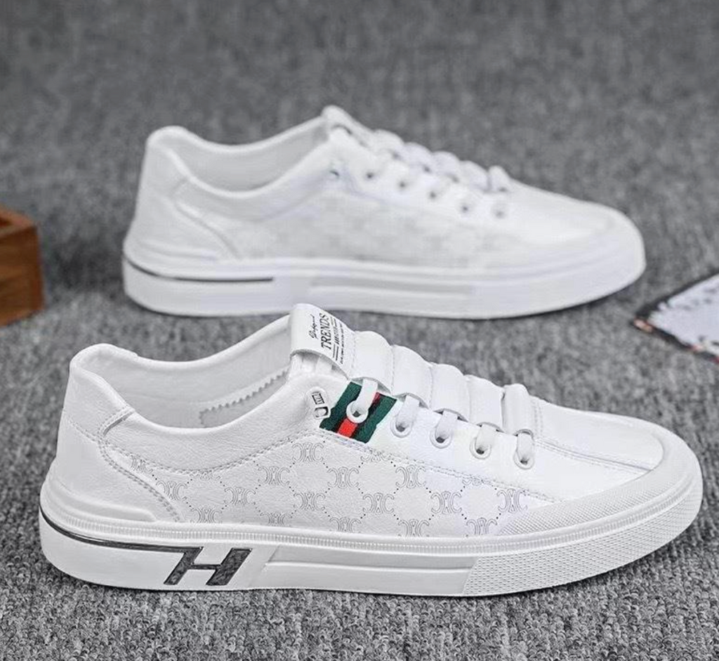 High-Quality Men’s Lace-Up Sneakers – Comfortable Fashion Sport & Walking Shoes