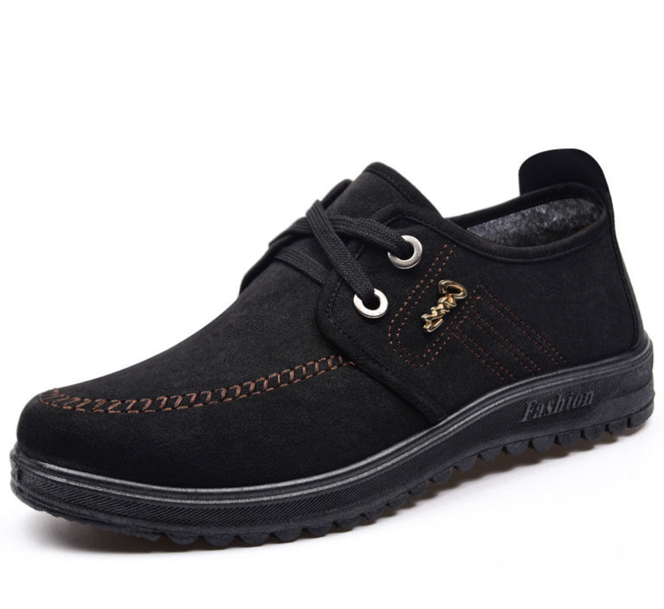 C22 Men’s Stylish Casual Walking Shoes – Durable Knit Upper Old Beijing Cloth Sneakers