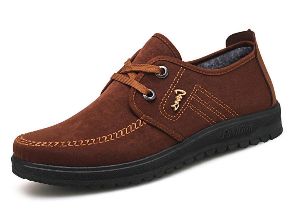 C22 Men’s Stylish Casual Walking Shoes – Durable Knit Upper Old Beijing Cloth Sneakers