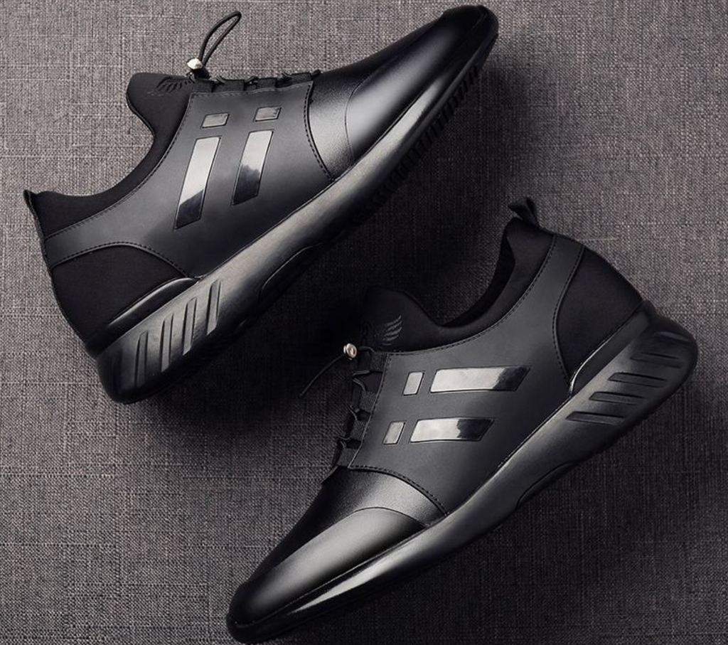 Men’s 8cm Height-Increasing Sneakers – Breathable Running & Casual Shoes with Custom Logo