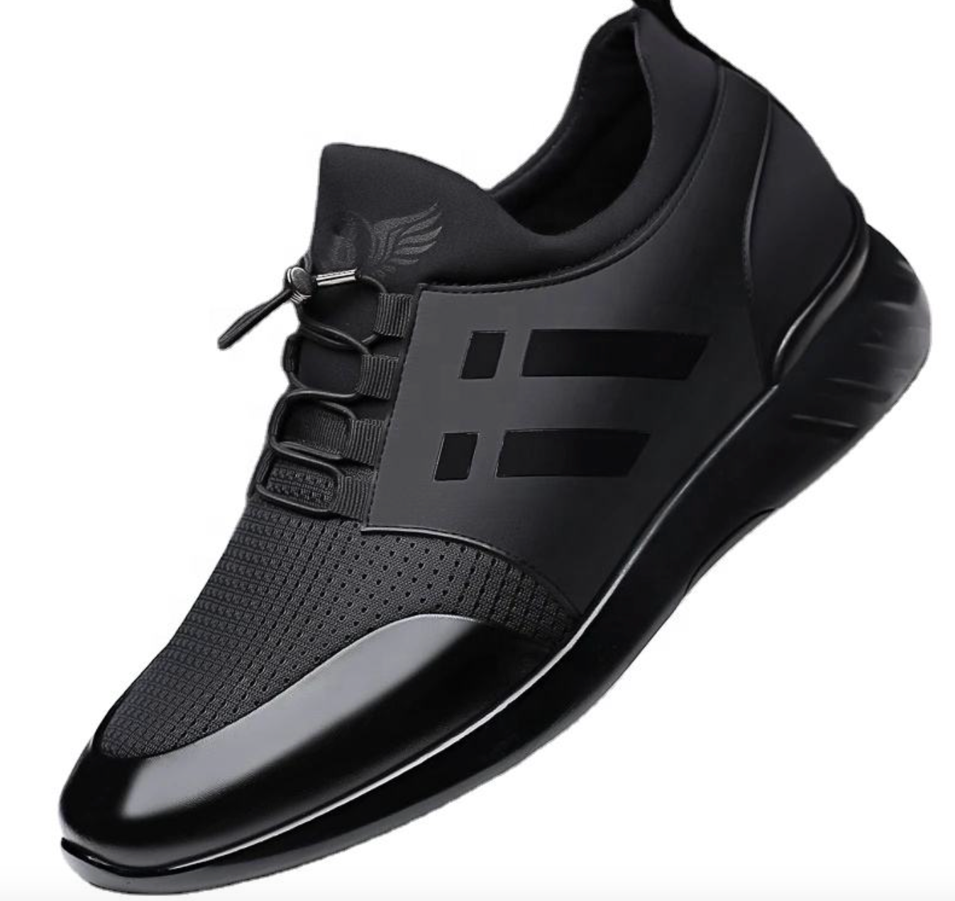 Men’s 8cm Height-Increasing Sneakers – Breathable Running & Casual Shoes with Custom Logo