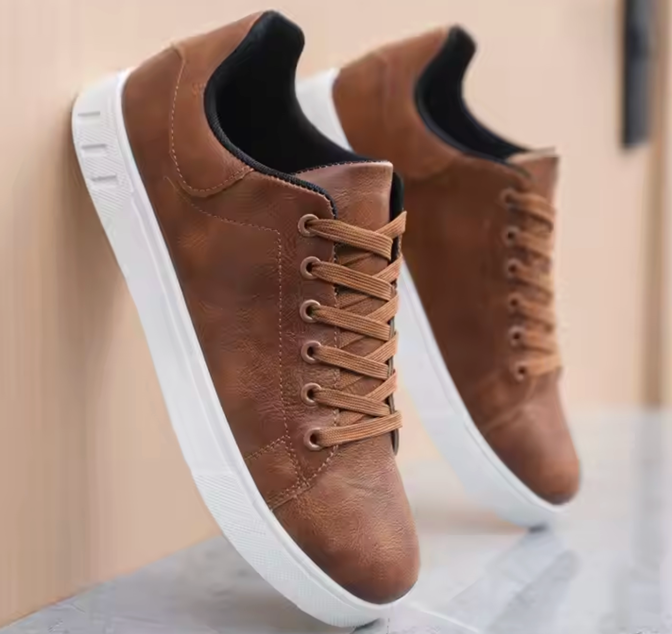 Men’s Brown & Black Casual Fashion Shoes – Stylish Everyday Footwear for Wholesale