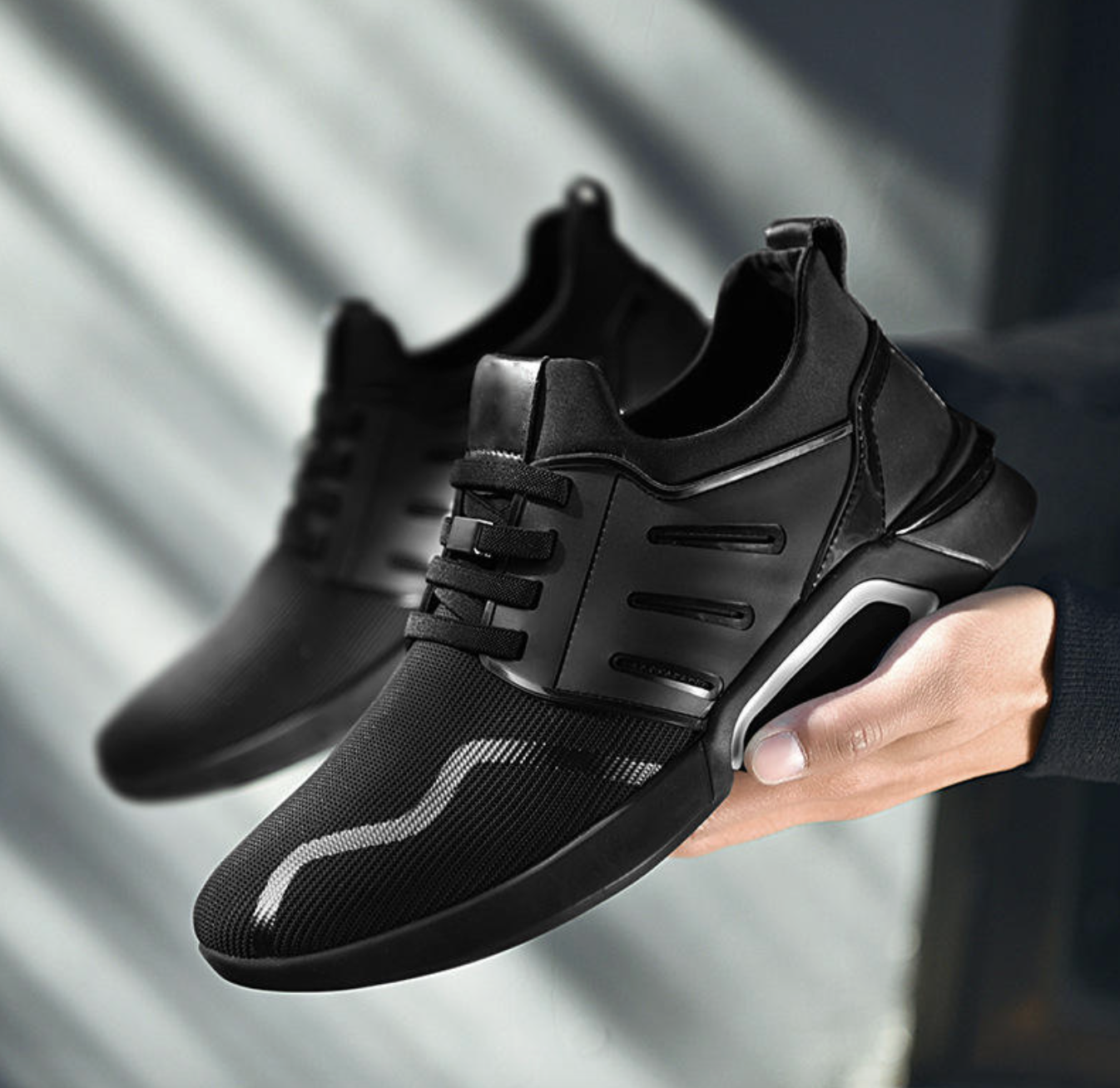 Men’s Korean Fashion Sports Shoes – Breathable Outdoor Casual Running Sneakers