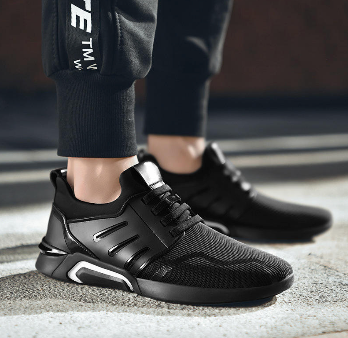 Men’s Korean Fashion Sports Shoes – Breathable Outdoor Casual Running Sneakers