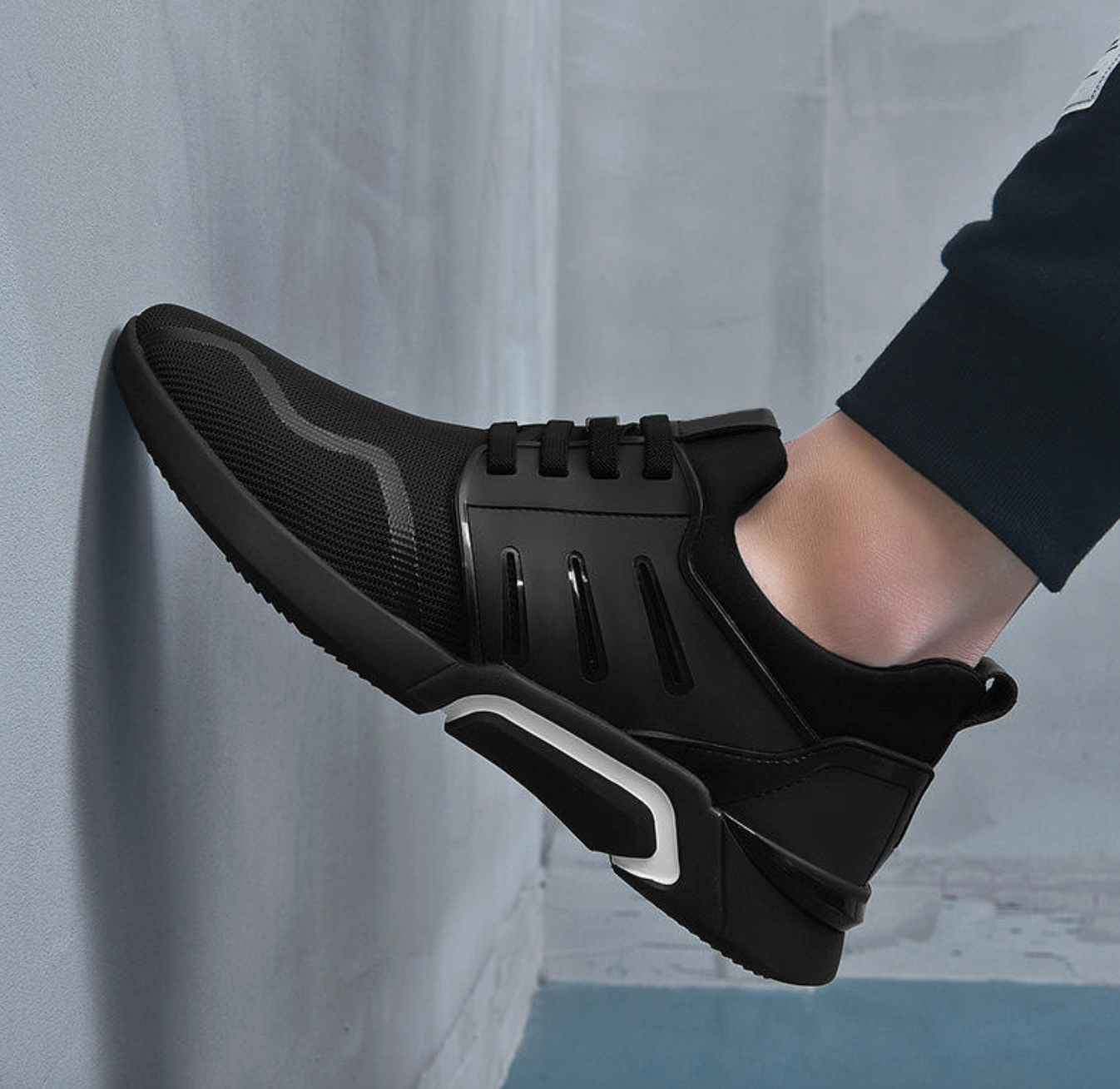 Men’s Korean Fashion Sports Shoes – Breathable Outdoor Casual Running Sneakers
