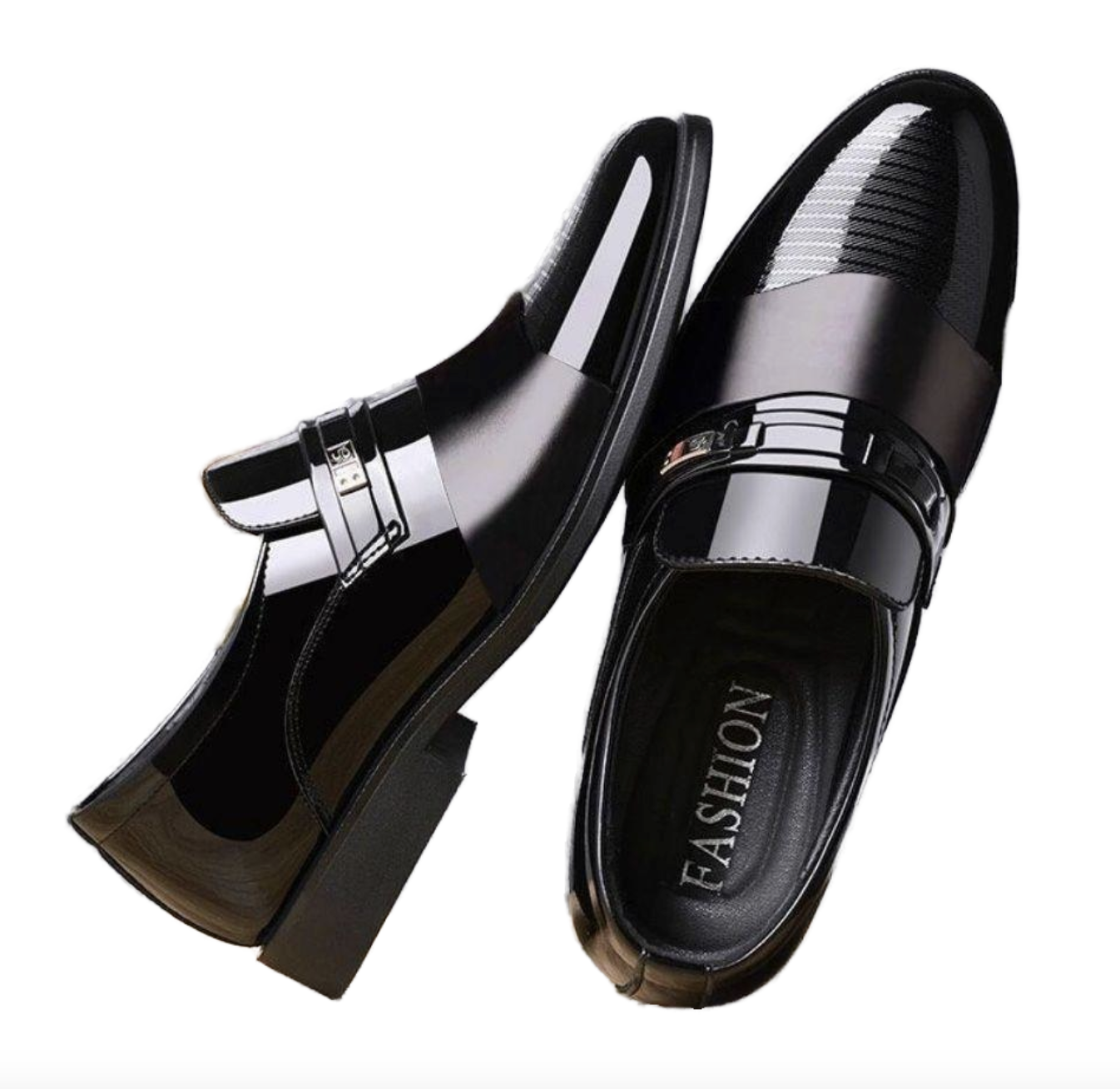 Men’s Casual Business Dress Shoes – Comfortable PU Leather Oxford Loafers for Office & Walking
