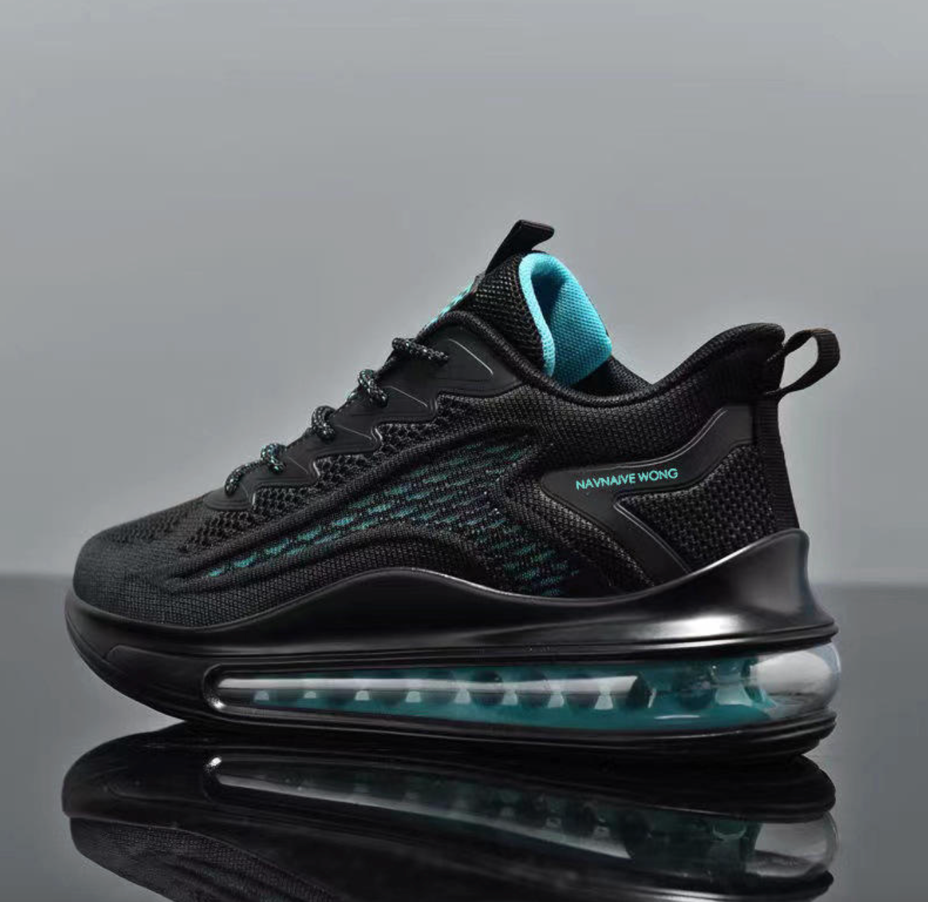 Men’s Air Cushion Running Shoes – Breathable Soft Sole Casual Sports Sneakers with Custom Logo