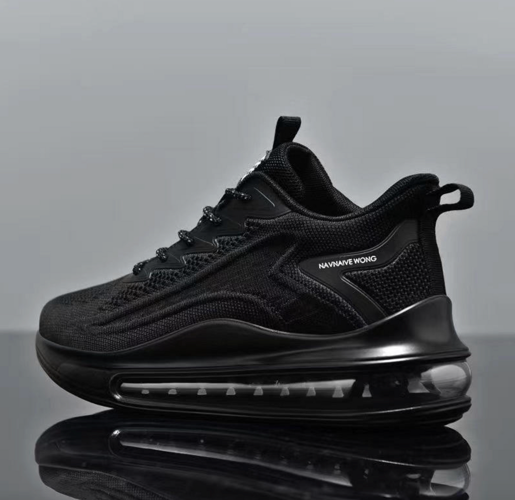 Men’s Air Cushion Running Shoes – Breathable Soft Sole Casual Sports Sneakers with Custom Logo