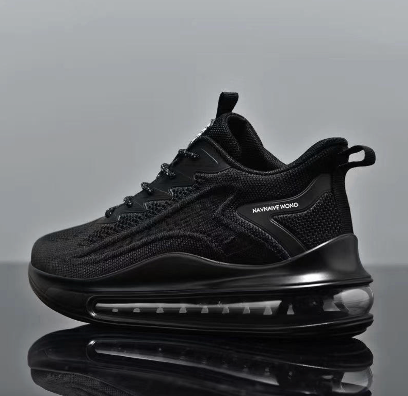 Men’s Air Cushion Running Shoes – Breathable Soft Sole Casual Sports Sneakers with Custom Logo