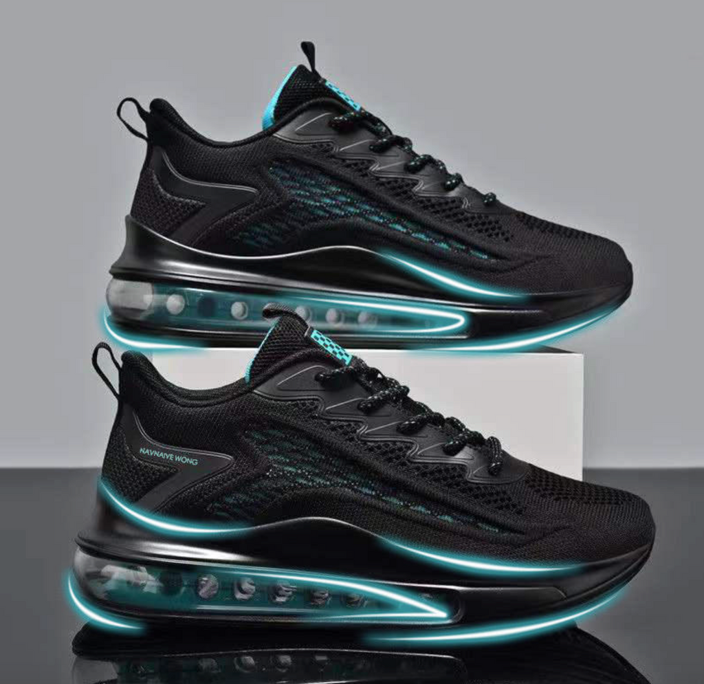 Men’s Air Cushion Running Shoes – Breathable Soft Sole Casual Sports Sneakers with Custom Logo