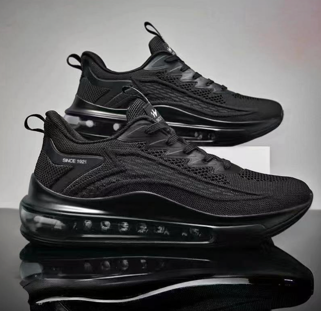 Men’s Air Cushion Running Shoes – Breathable Soft Sole Casual Sports Sneakers with Custom Logo