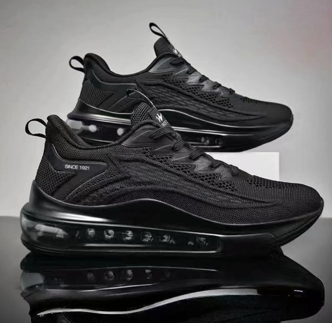 Men’s Air Cushion Running Shoes – Breathable Soft Sole Casual Sports Sneakers with Custom Logo